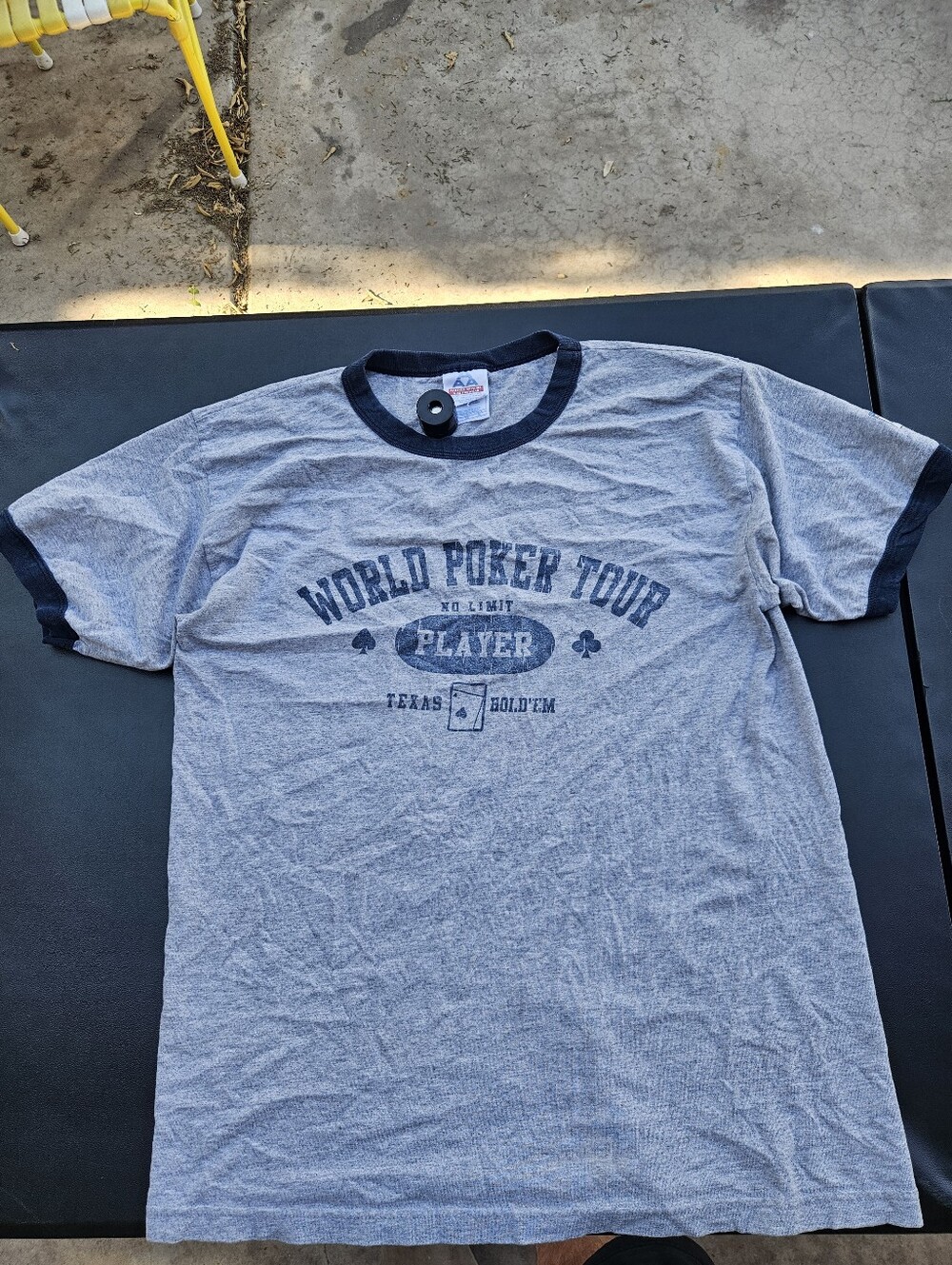World Poker Tour No Limit Player Texas Hold'em Vintage Alstyle Apperal Tee